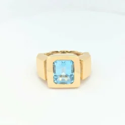 Bague Or jaune Topaze Didier Guérin