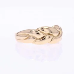 Bague or jaune tressé d'occasion