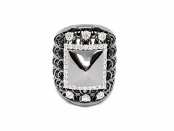 Bague Or noir Diamant