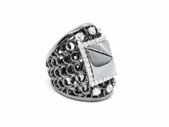 Bague Or noir Diamant