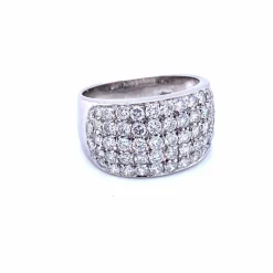 Bague Or pavée Diamants