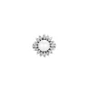 Bague or perle de culture et diamants