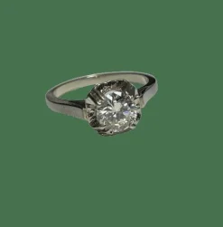 BAGUE OR PLATINE DIAMANT