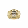 Bague Or, Platine Et Diamant