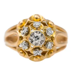 Bague Or rose Diamant