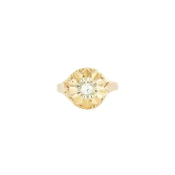 Bague or rose diamant