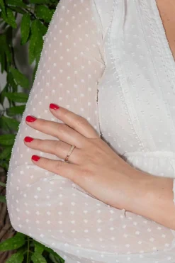 Bague Or rose Diamant