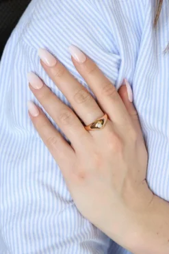 Bague Or rose Diamant