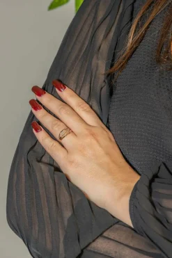 Bague Or rose Diamant