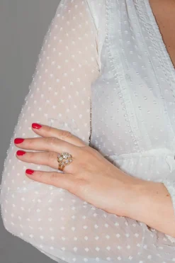 Bague Or rose Diamant