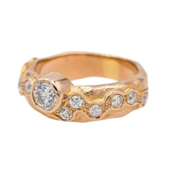 Bague Or rose Diamant