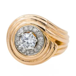 Bague Or rose Diamant