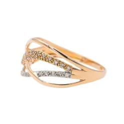 Bague Or rose Diamant