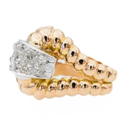 Bague Or rose Diamant