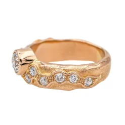 Bague Or rose Diamant