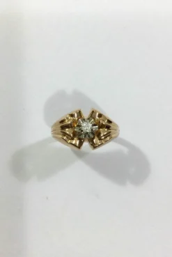 Bague Or Rose Diamant