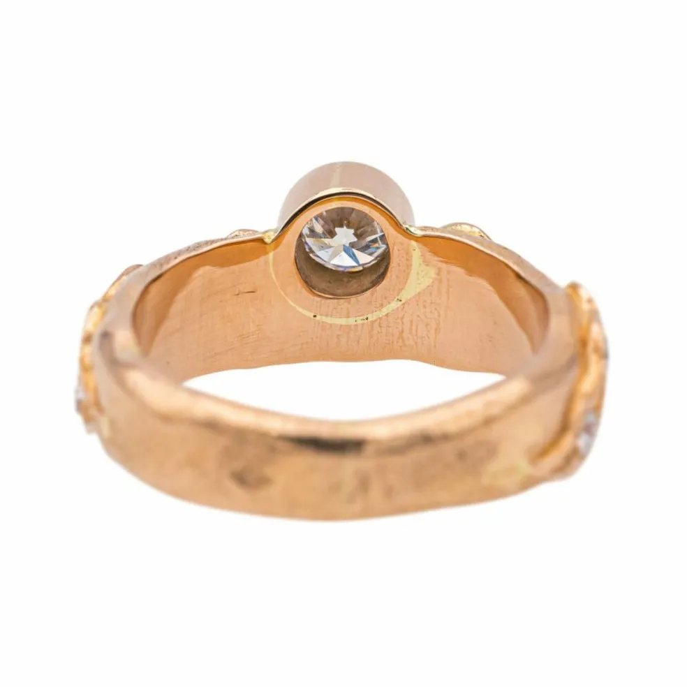 Bague Or rose Diamant