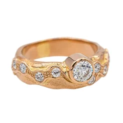 Bague Or rose Diamant