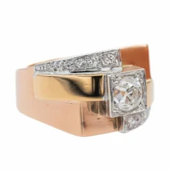 Bague Or rose Diamant