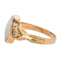 Bague Or rose Opale, Diamant