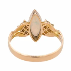 Bague Or rose Opale, Diamant