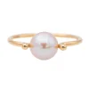 Bague Or rose Perle