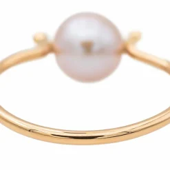 Bague Or rose Perle