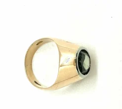 Bague or rose péridot, années 1960