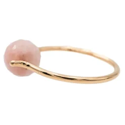 Bague Or rose Rhodochrosite