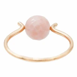 Bague Or rose Rhodochrosite