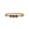 Bague or rose sertie d’améthystes