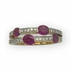 Bague or rubis et diamants