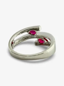 Bague or rubis et diamants