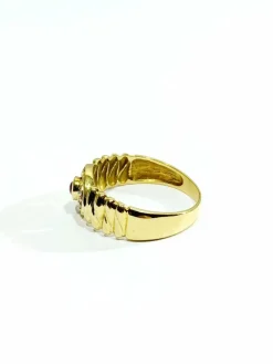 Bague or Rubis et Diamants