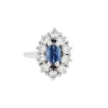 Bague Or Saphir Diamants