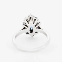 Bague Or Saphir Diamants