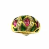 Bague Or Tourmaline Diamants