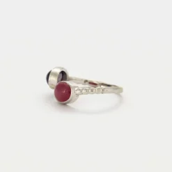 Bague ouverte Corindons