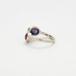 Bague ouverte Corindons