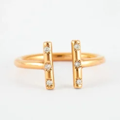 Bague ouverte Diamants