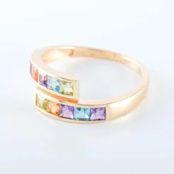 Bague ouverte Multicolore