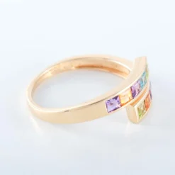 Bague ouverte Multicolore