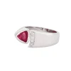 Bague ouverte Tourmaline rose Diamants