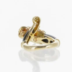 Bague Panthère Or Jaune Diamants et Onyx