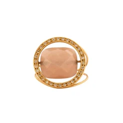 Bague Paola Zovar Pierre de Lune diamants