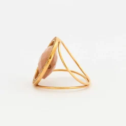 Bague Paola Zovar Pierre de Lune diamants