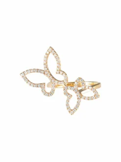 Bague Papillon Diamants