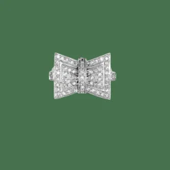 Bague papillon diamants