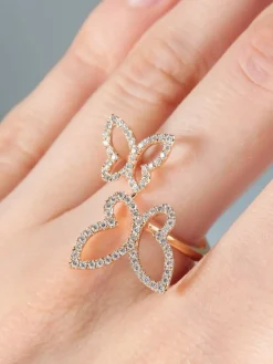 Bague Papillon Diamants