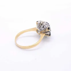 Bague Papillon or saphirs diamants